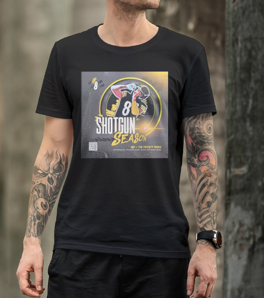 8 Shotgun Season Kenny Pickett The Pickett Fence Featuring DJ Pickens Najee Muth T-Shirt