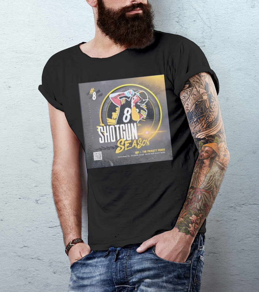8 Shotgun Season Kenny Pickett The Pickett Fence Featuring DJ Pickens Najee Muth T-Shirt