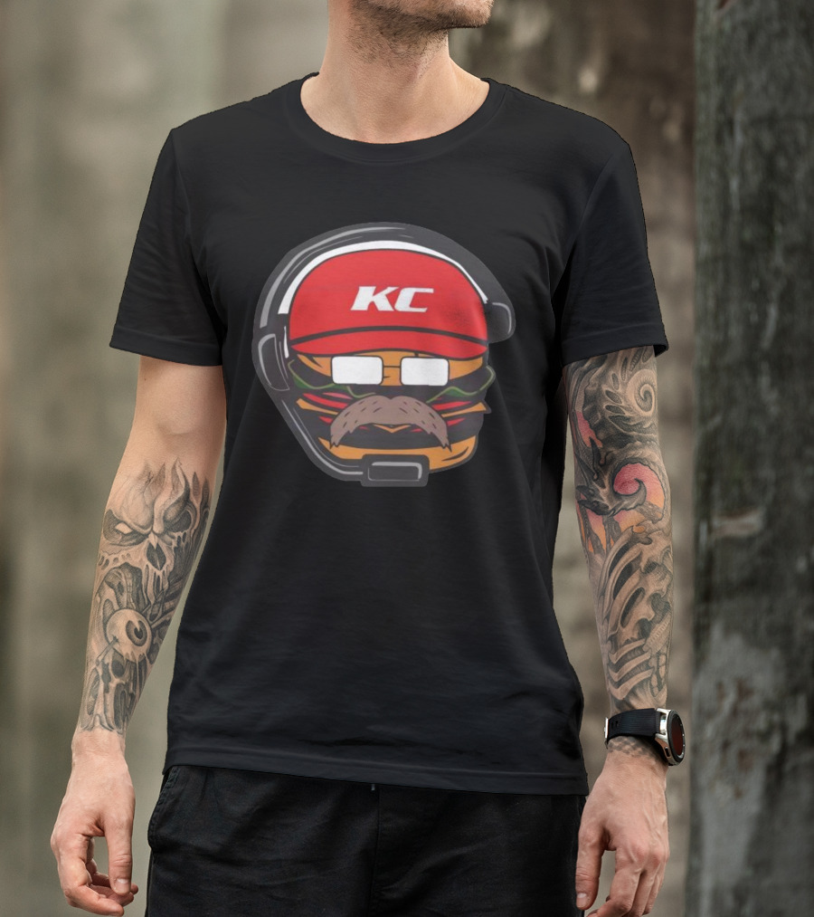 Andy Reid Hamburger KC Kansas City Chiefs T-Shirt