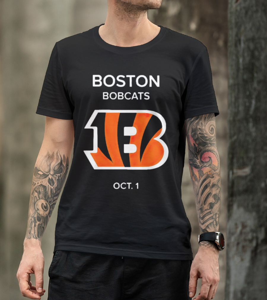 Boston Bobcats Oct. 1 Bengals T-Shirt
