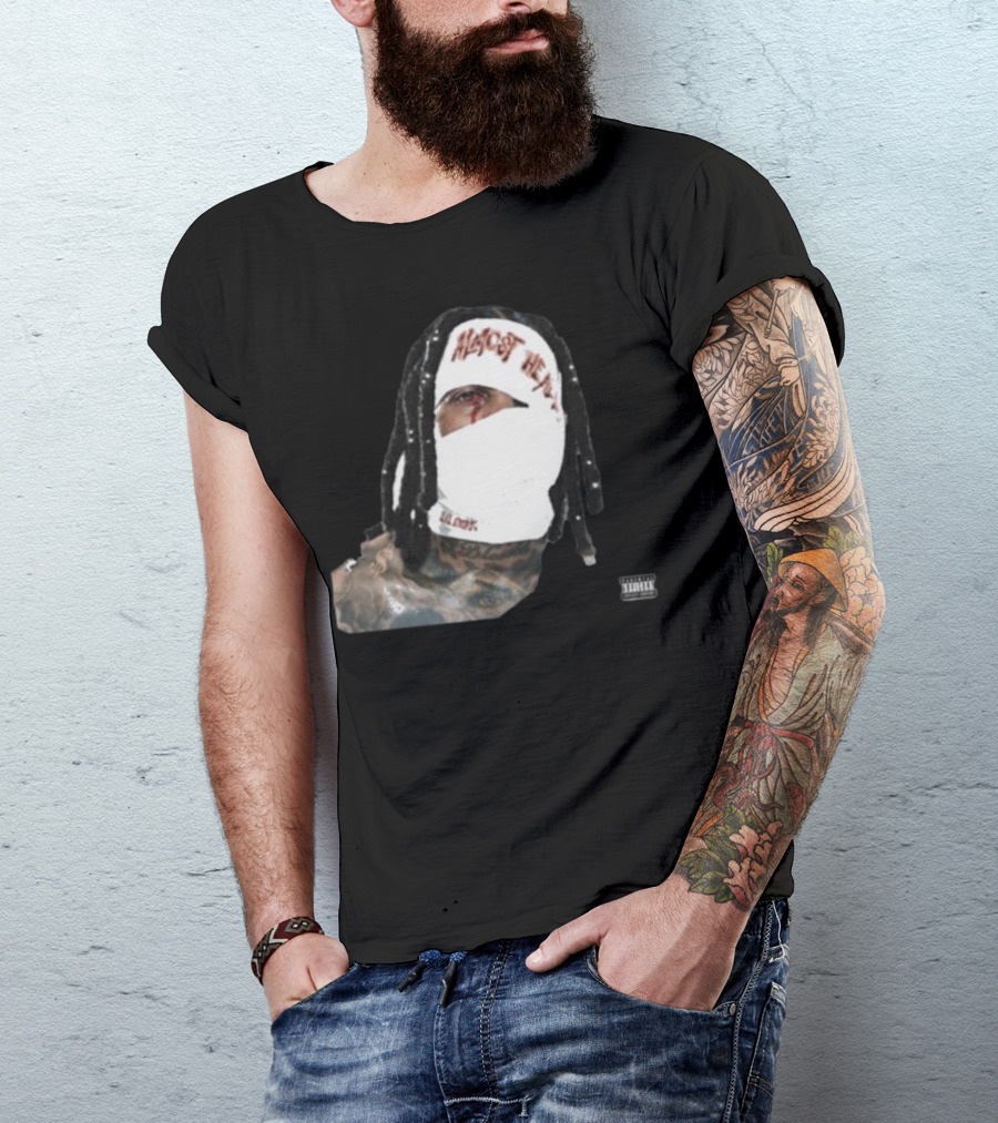 Almost Healed Lil Durk Explicit Content Masked Face T-Shirt