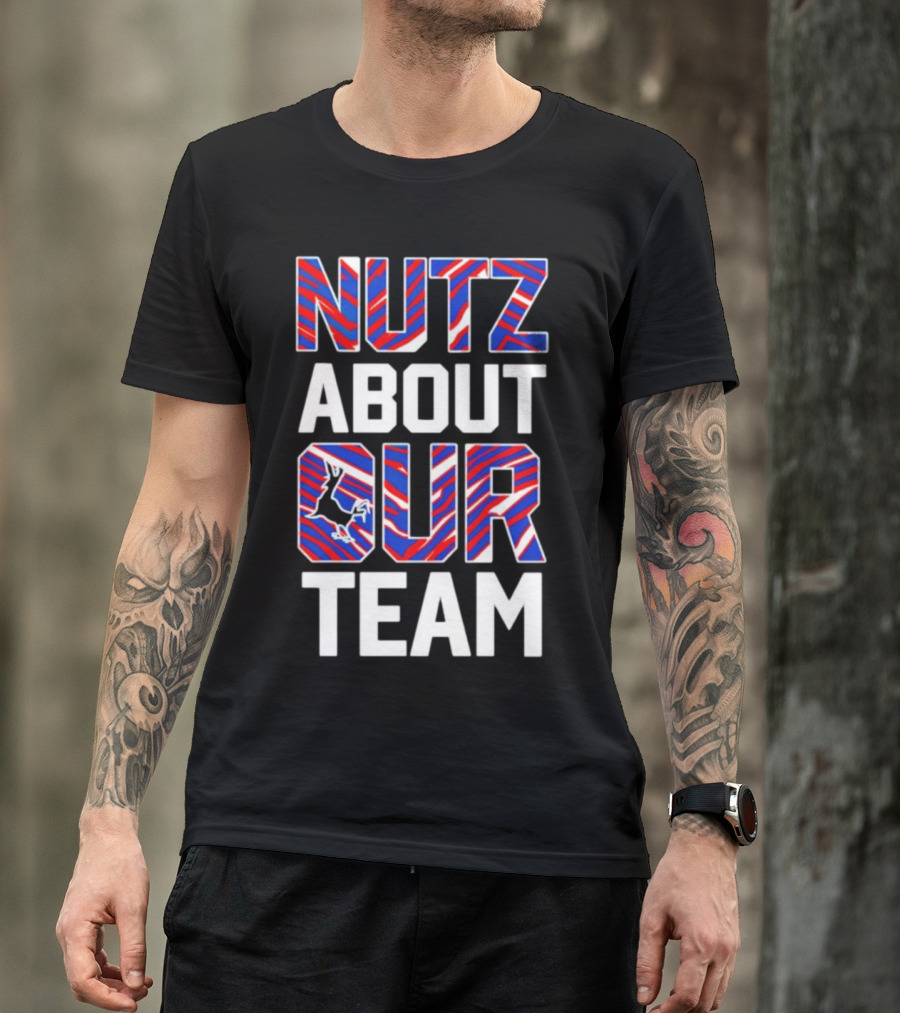 Wingnuts Nutz About Our Team Buffalo Stripes T-Shirt