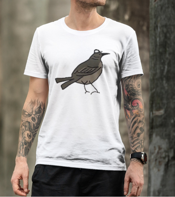 Dallas Stars Mr. Mockingbird Victory Green Bird T-Shirt