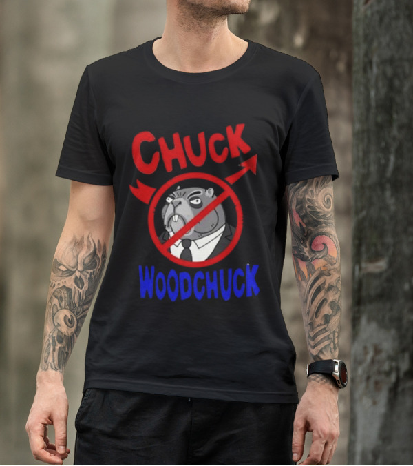 Chuck Woodchuck Bojack Horseman Stop Sign Iconic Fan Reference T-Shirt