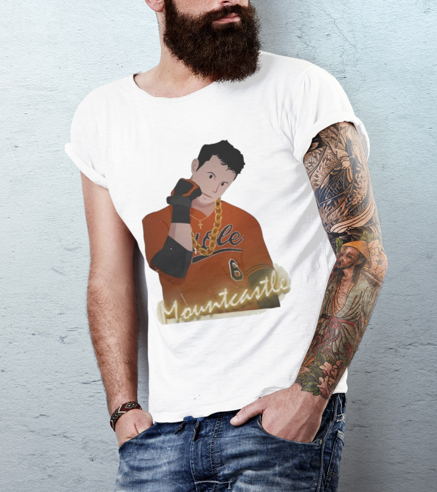 Mountcastle Neon Ryan Mountcastle Orioles Jersey Number Six T-Shirt