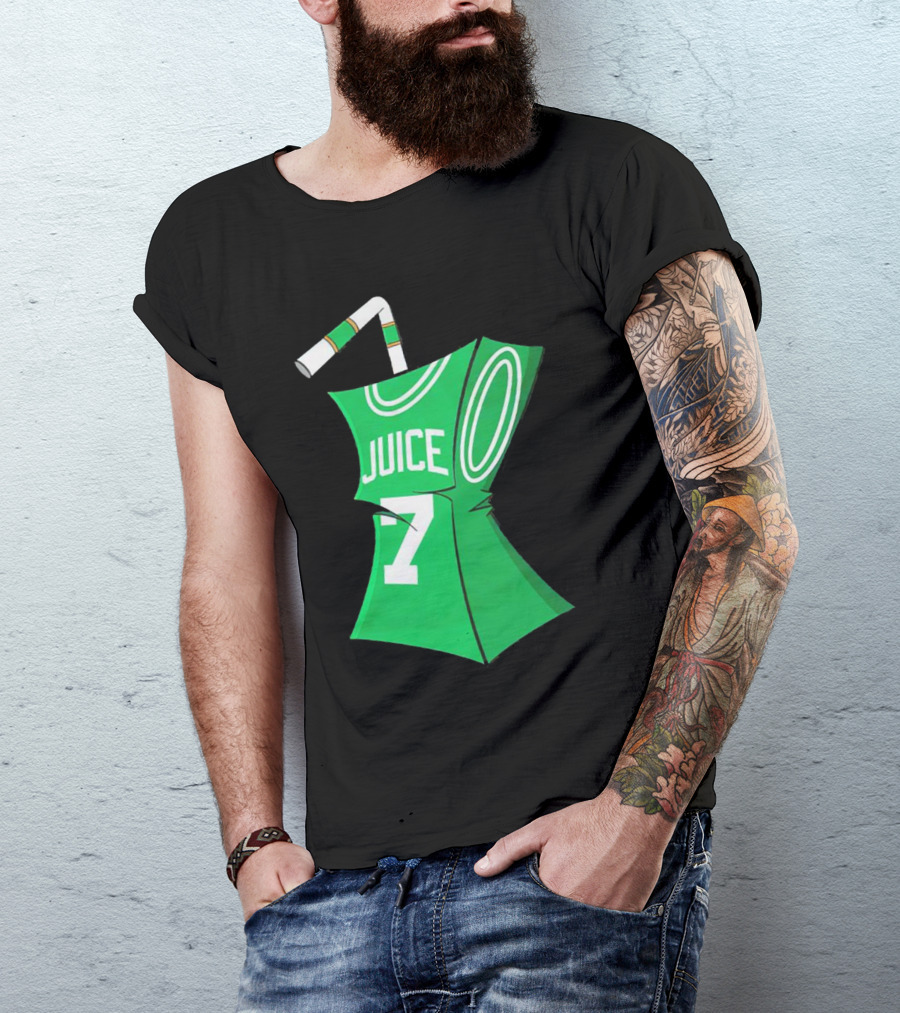 Juice Number 7 Jaylen Brown Boston Celtics Jersey T-Shirt