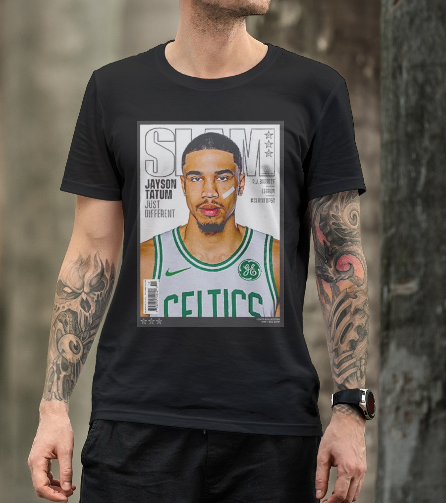 Slam Jayson Tatum Just Different Celtics Cover NBA Basketball Star T-Shirt