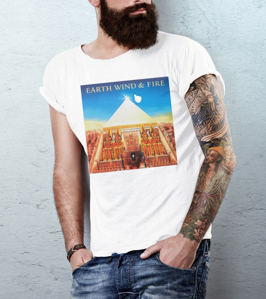 Earth Wind And Fire Pyramid And Sphinx T-Shirt