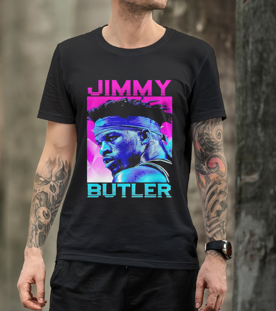 Jimmy Butler Retro Neon T-Shirt