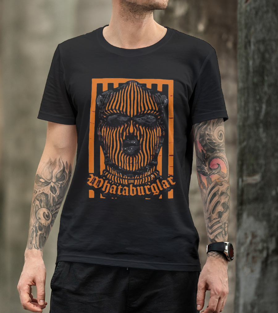Whataburglar Striped Masked Figure T-Shirt