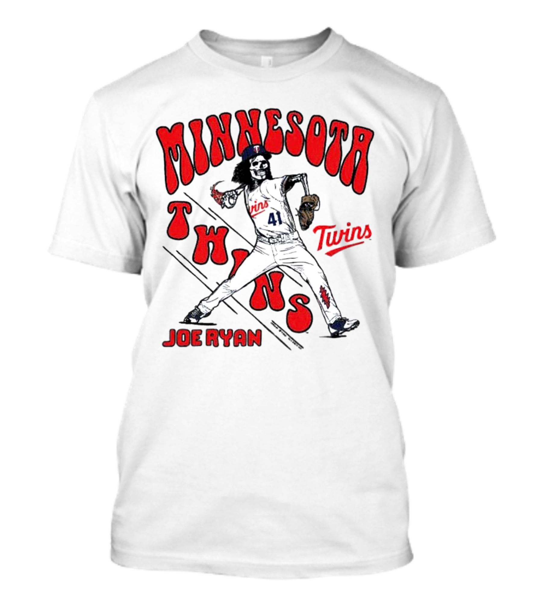 Minnesota Twins Joe Ryan Grateful Dead T-Shirt