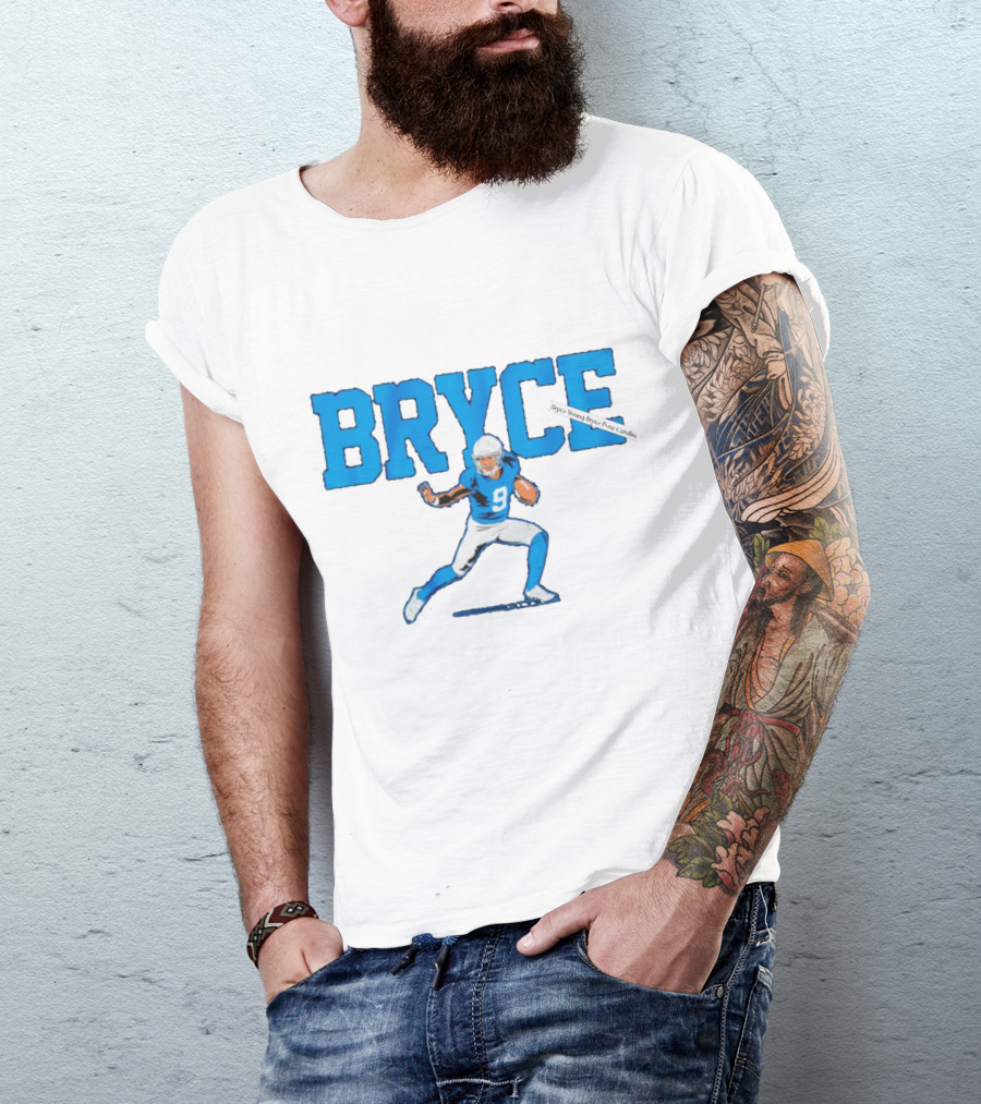 Bryce Young Pose Carolina Panthers Football T-Shirt