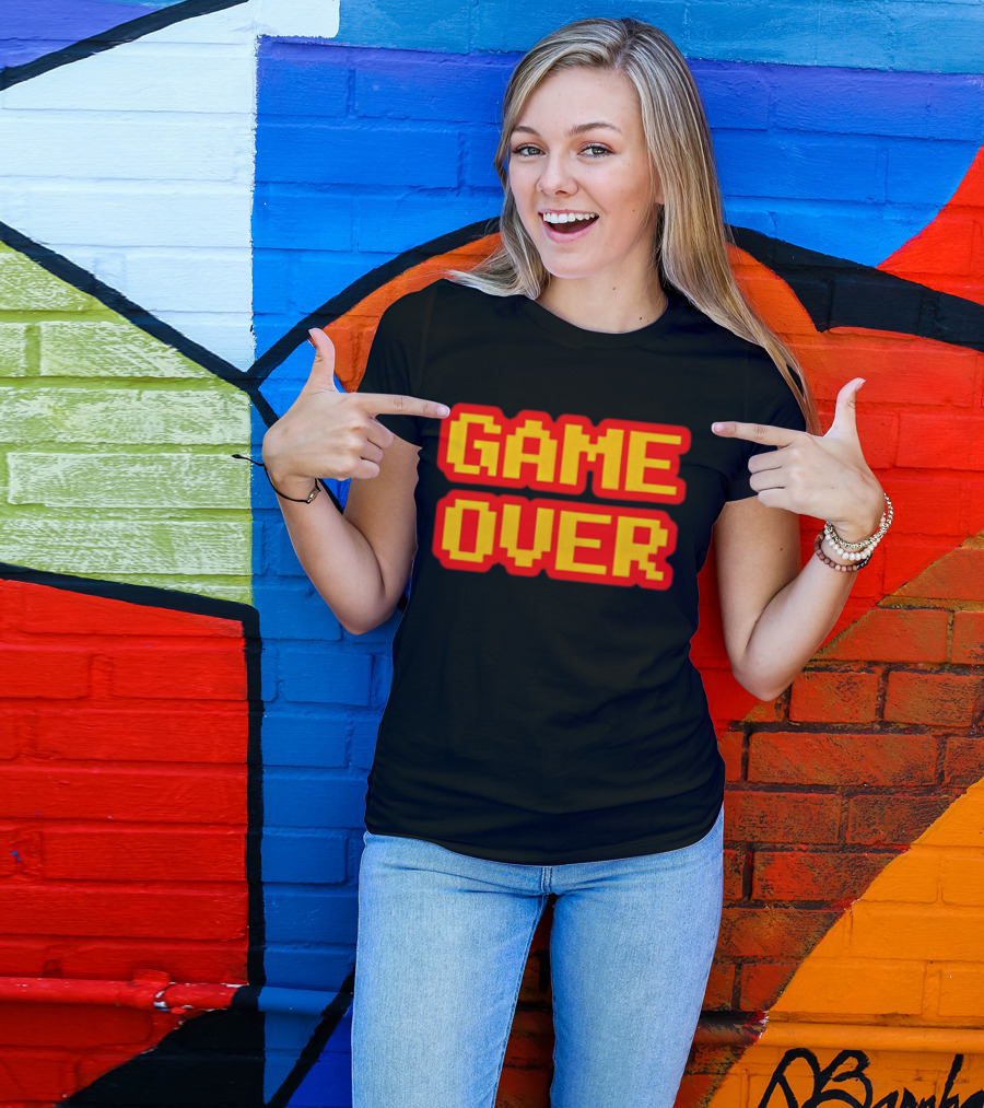 Keith Gill Game Over Retro Pixelated T-Shirt
