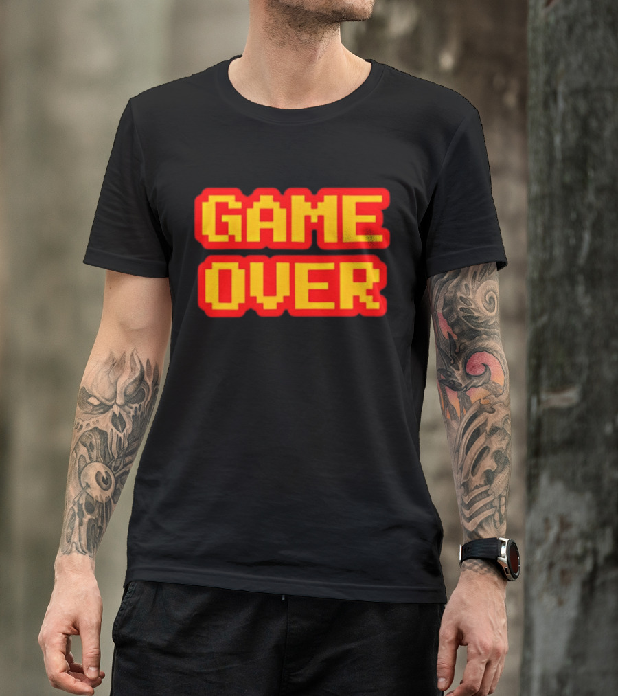 Keith Gill Game Over Retro Pixelated T-Shirt