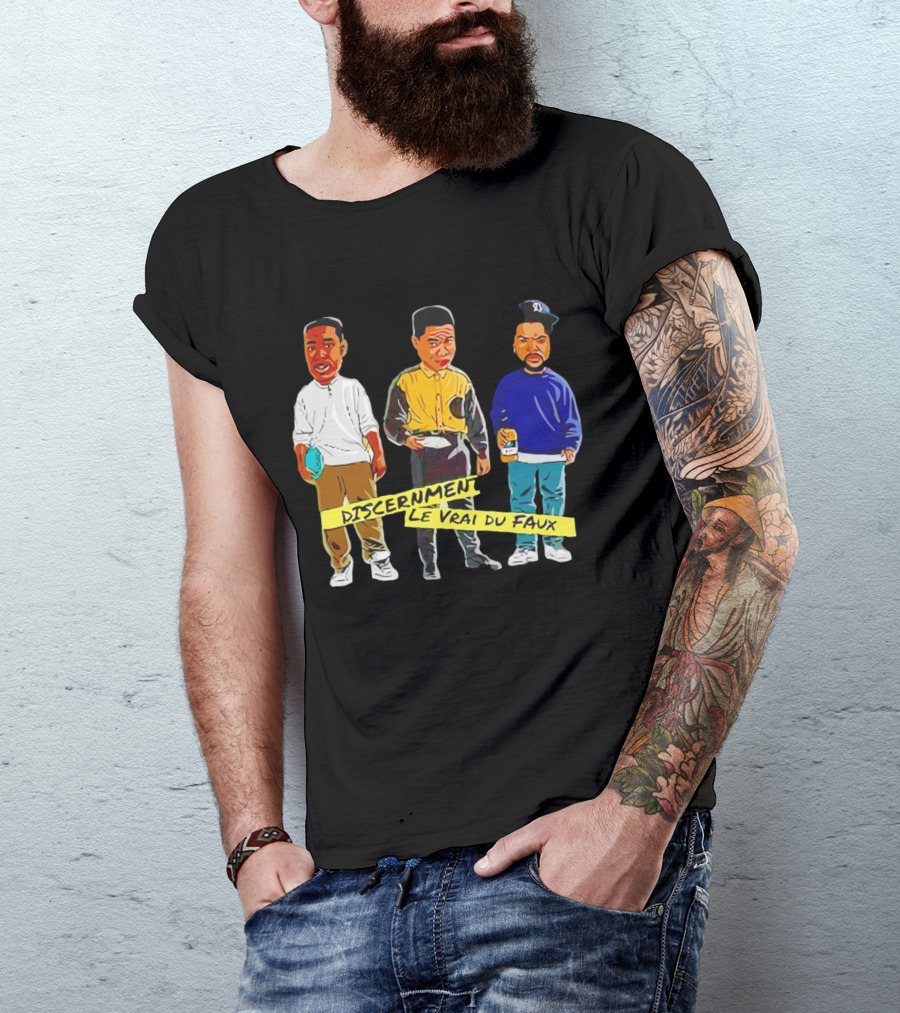 Discernment Le Vrai Du Faux Trio Iconic Figures T-Shirt