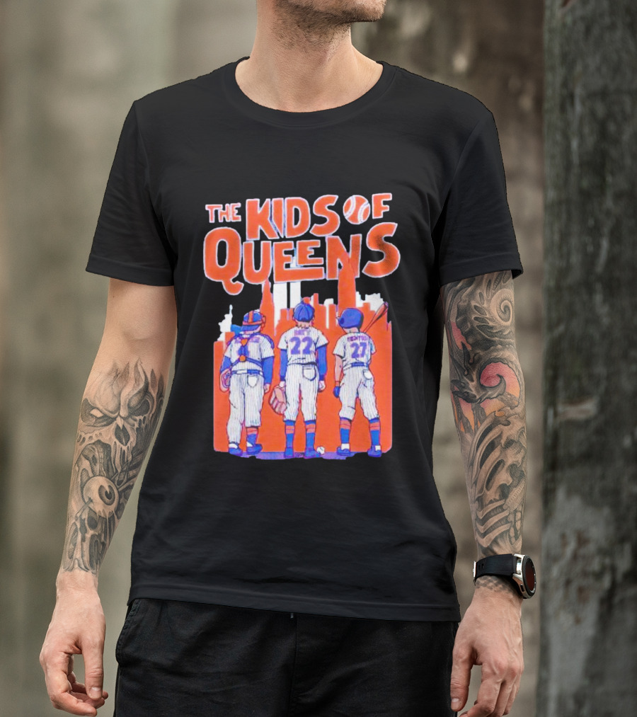 Francisco Alvarez Brett Baty Mark Vientos The Kids Of Queens New York Mets Players T-Shirt