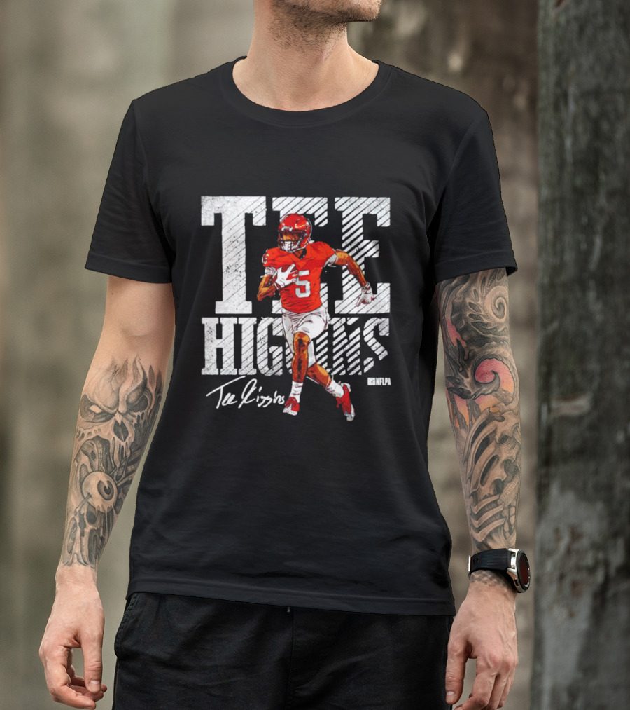 Tee Higgins NFLPA Cincinnati Football Signature T-Shirt