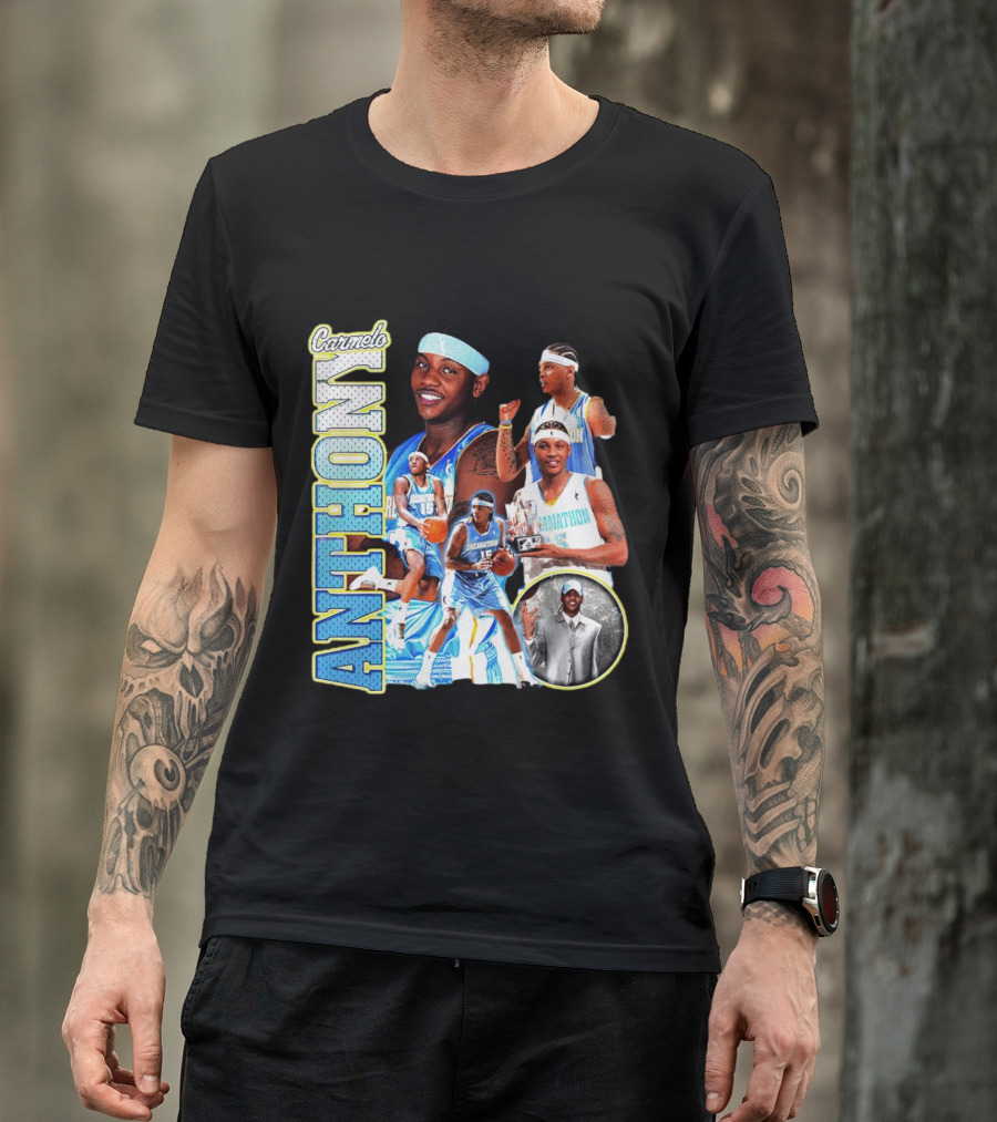 Carmelo Anthony Denver Basketball Legend T-Shirt
