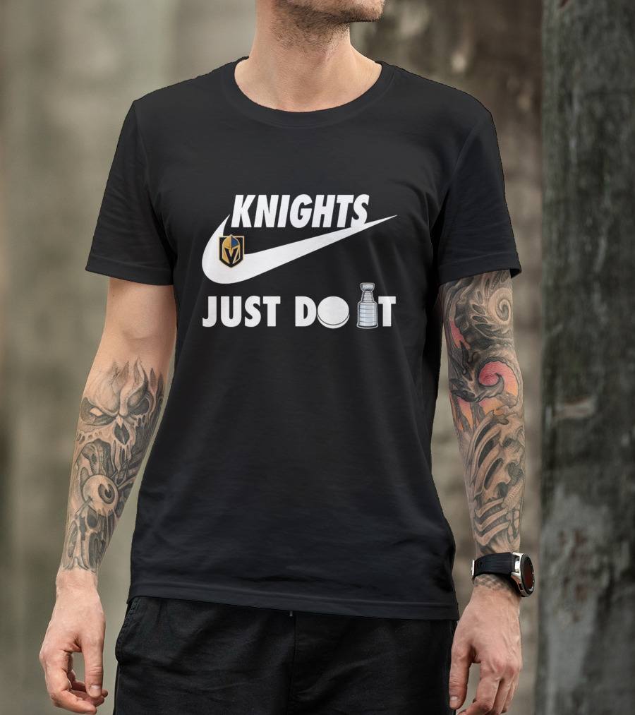 Knights Vegas Golden Hockey Just Do It Cup T-Shirt