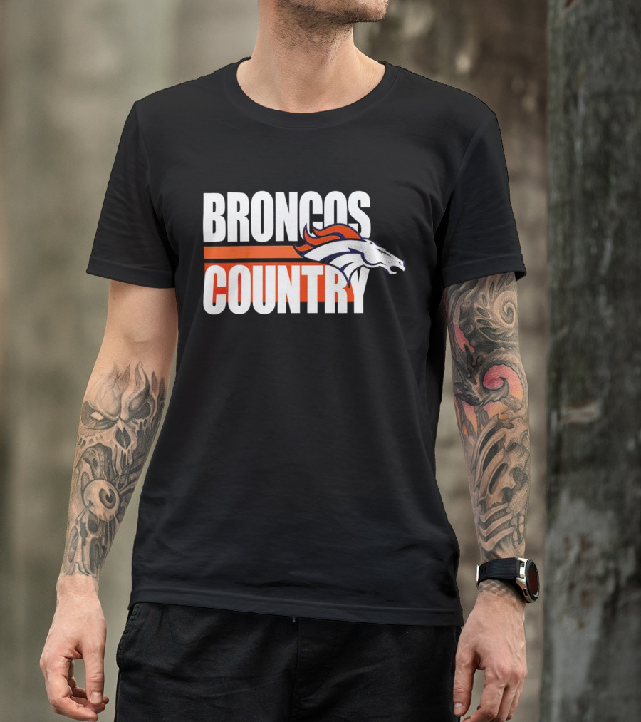 Broncos Country Denver Broncos Logo Blitz Essential T-Shirt