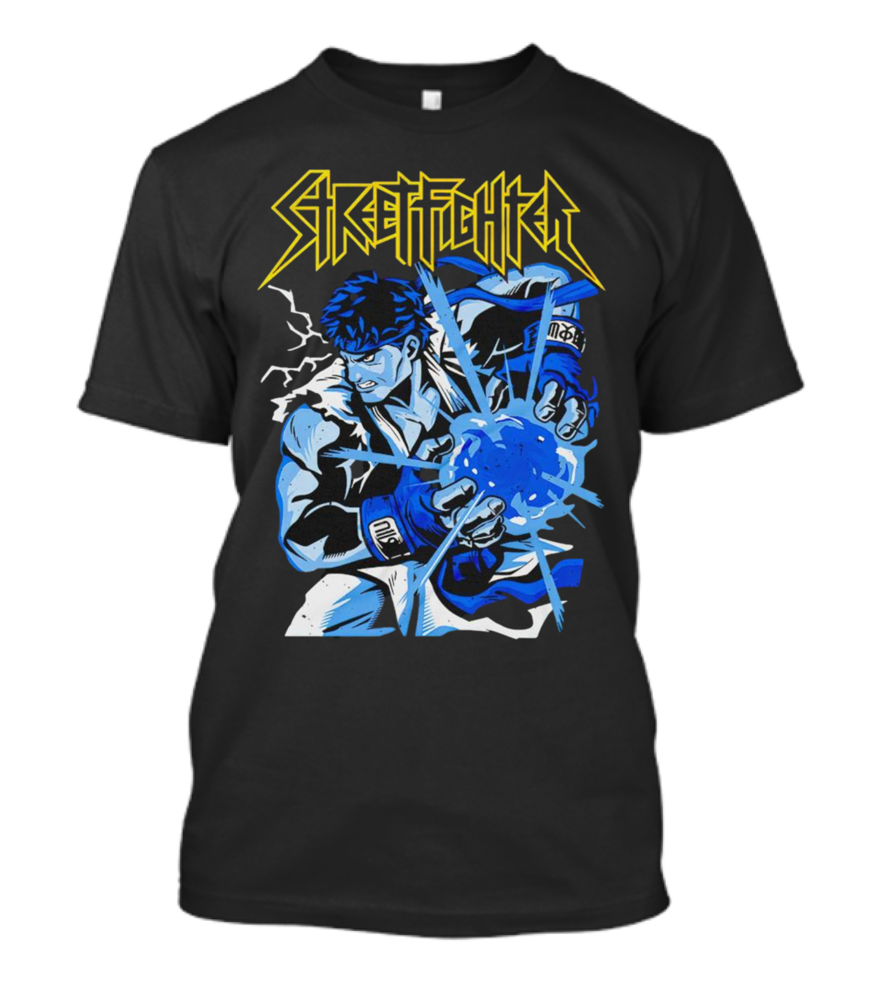 Street Fighter World Warrior Iconic Energy Blast T-Shirt