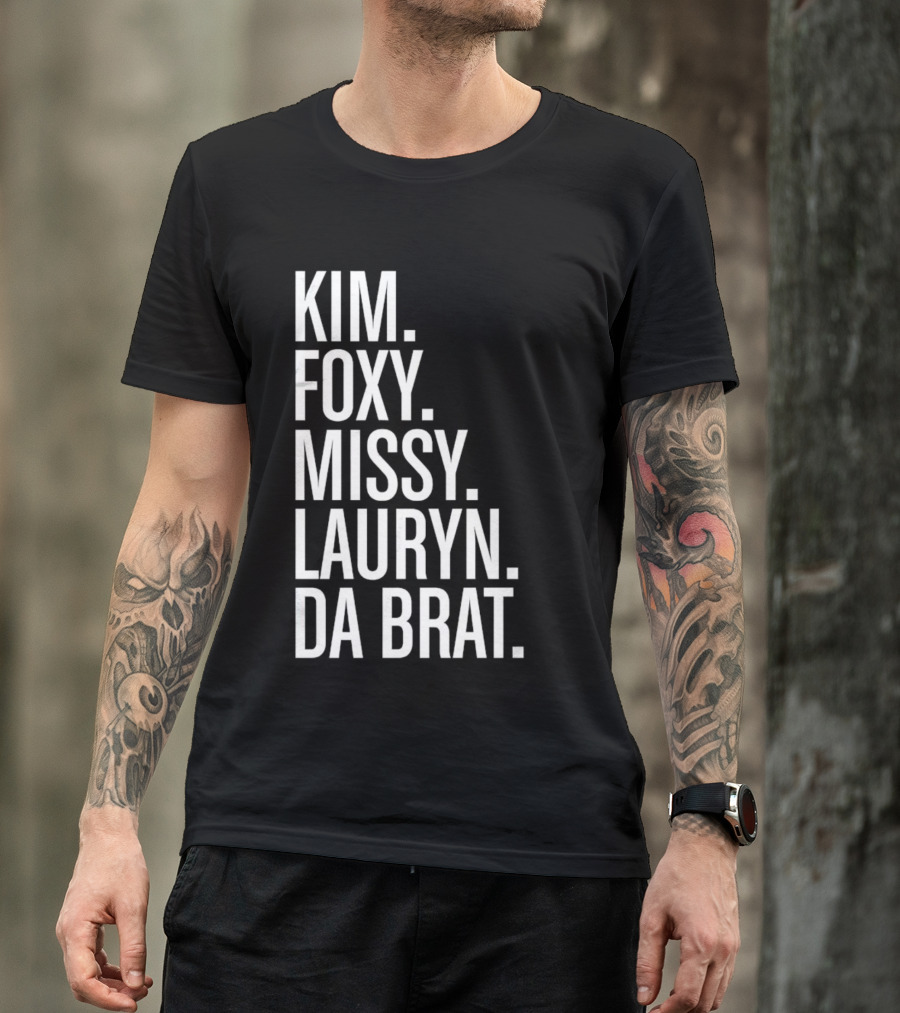 Kim Foxy Missy Lauryn Da Brat Legends Combo T-Shirt