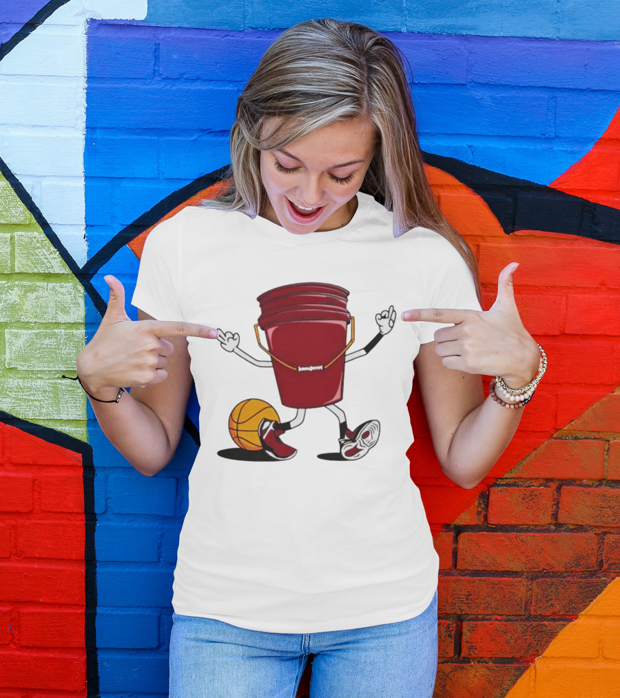 Jimmy Butler Miami Heat Basketball Bucket Character T-Shirt