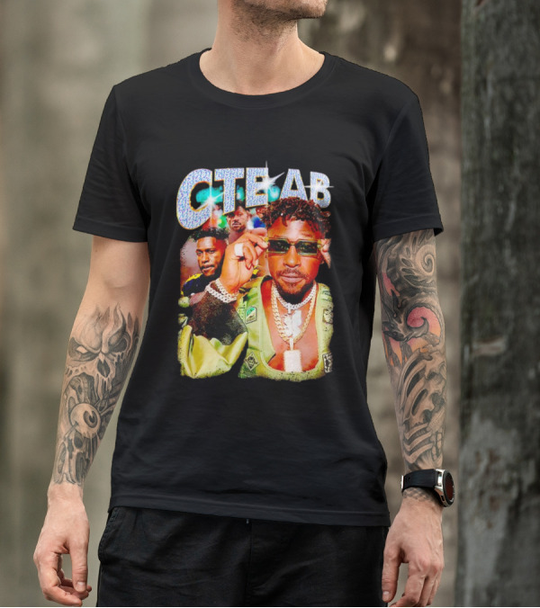 CTE AB Antonio Brown Vibrant Portrait With Sunglasses And Jewelry T-Shirt