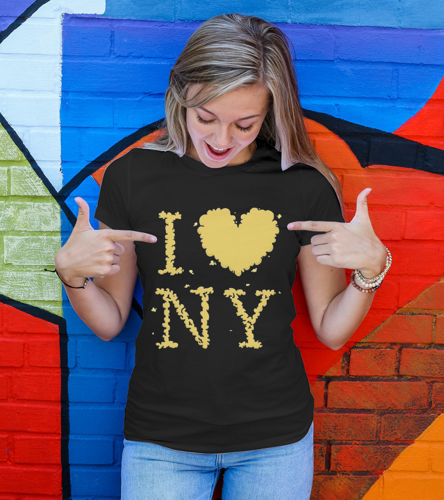 I Love NY Smoke Edition Puff Lettering T-Shirt