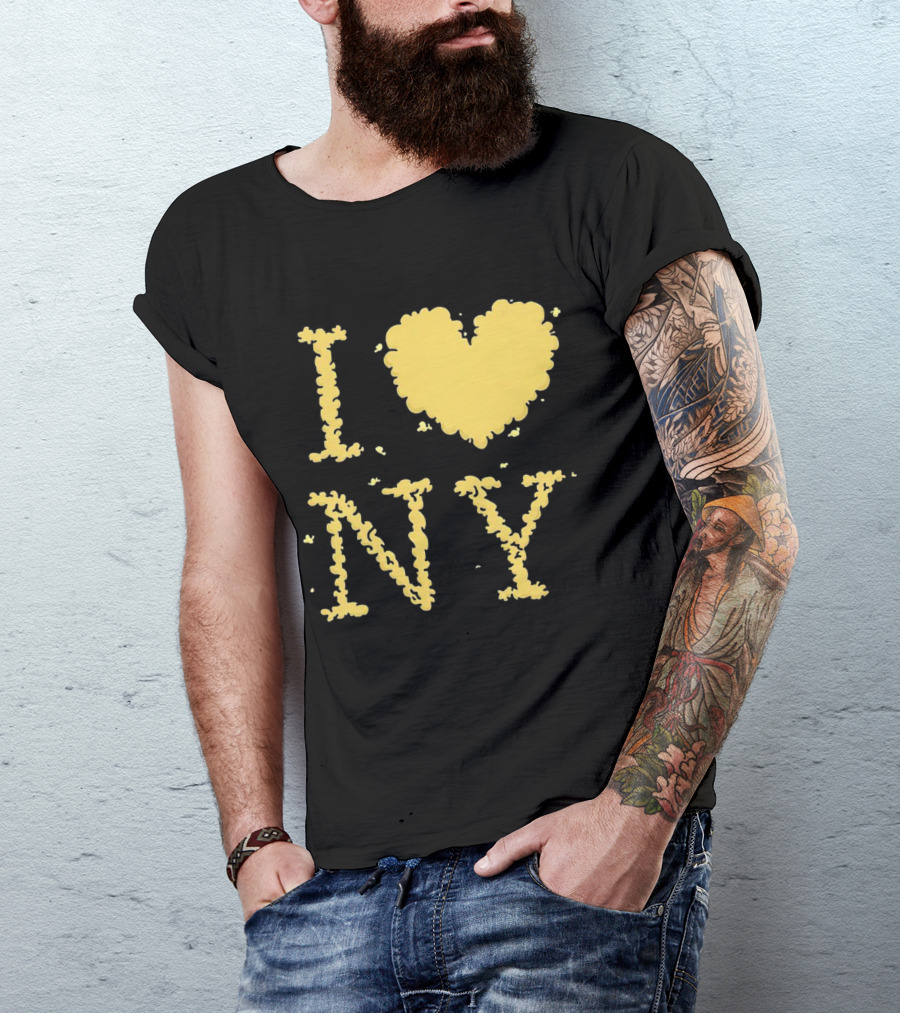 I Love NY Smoke Edition Puff Lettering T-Shirt