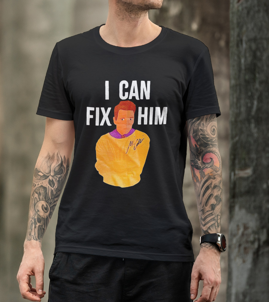 Misha Collins I Can Fix Him Orange T-Shirt