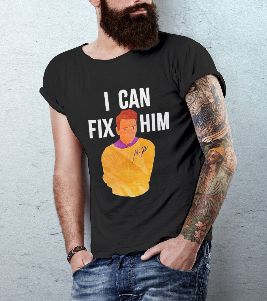 Misha Collins I Can Fix Him Orange T-Shirt