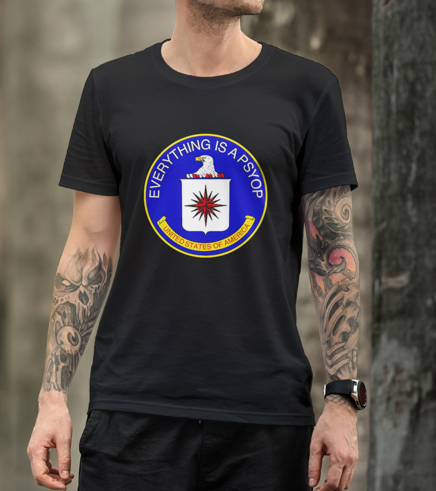 Everything Is A Psyop United States Of America Seal T-Shirt