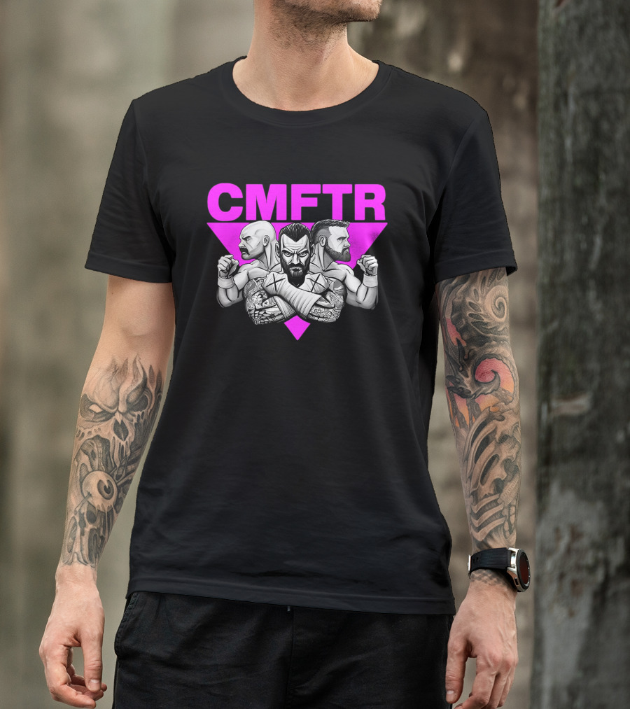 CMFTR Wrestling Trio Hal Haney T-Shirt