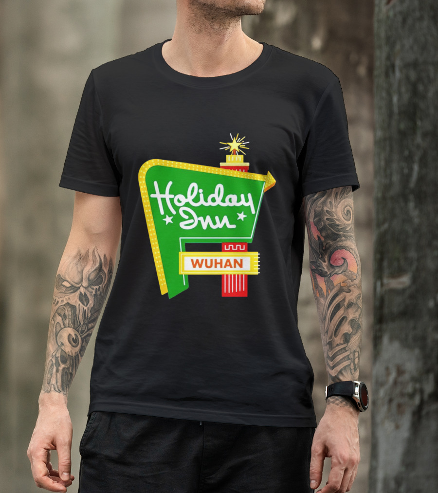 Holiday Inn Wuhan Vintage Neon Sign T-Shirt