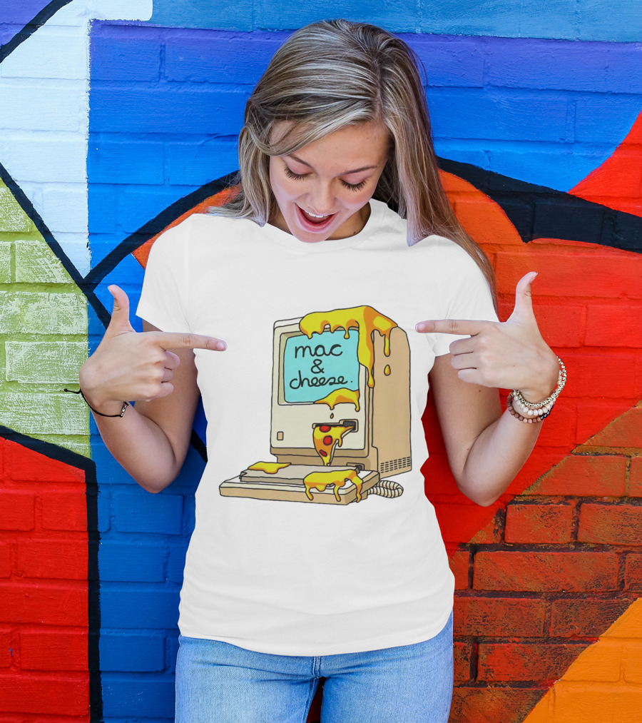 Mac And Cheese Dakkadakka Pizza Computer T-Shirt