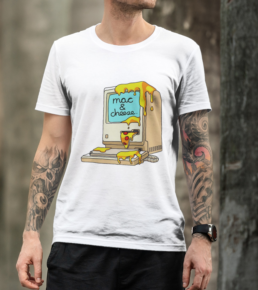 Mac And Cheese Dakkadakka Pizza Computer T-Shirt
