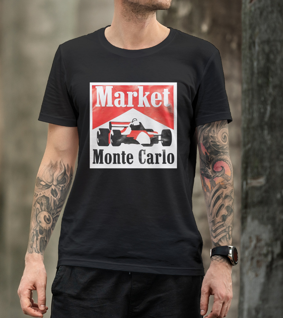 Market Monte Carlo Formula Racing Car T-Shirt