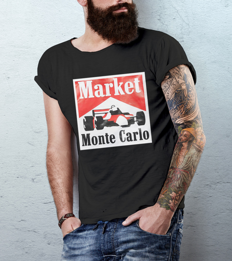 Market Monte Carlo Formula Racing Car T-Shirt