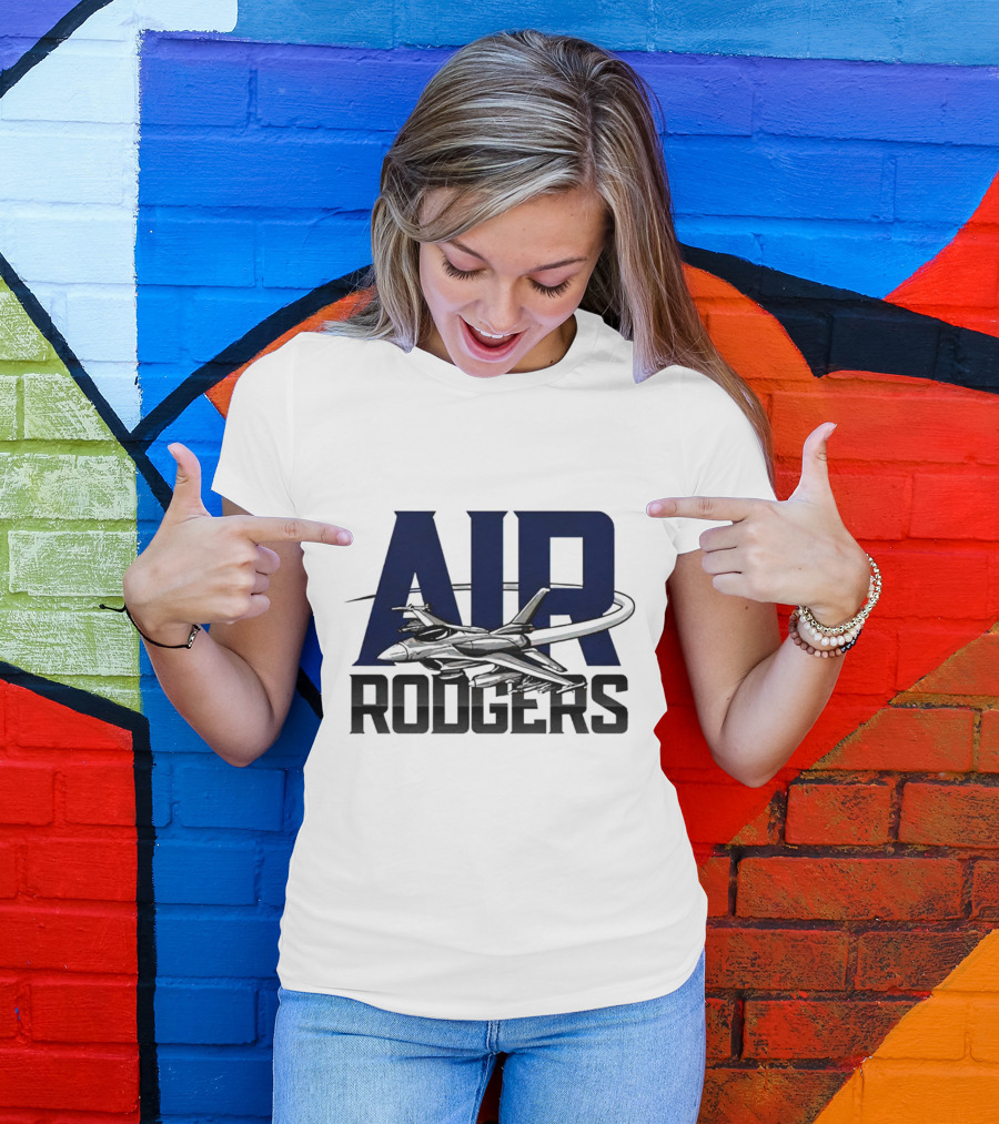 Isaiah Rodgers Air Rodgers Fighter Jet T-Shirt