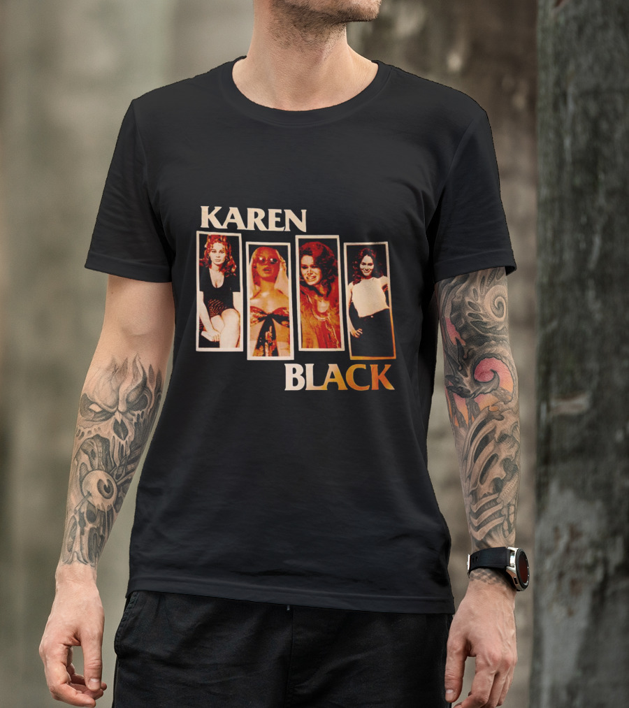 Karen Black Retro Photo Montage T-Shirt