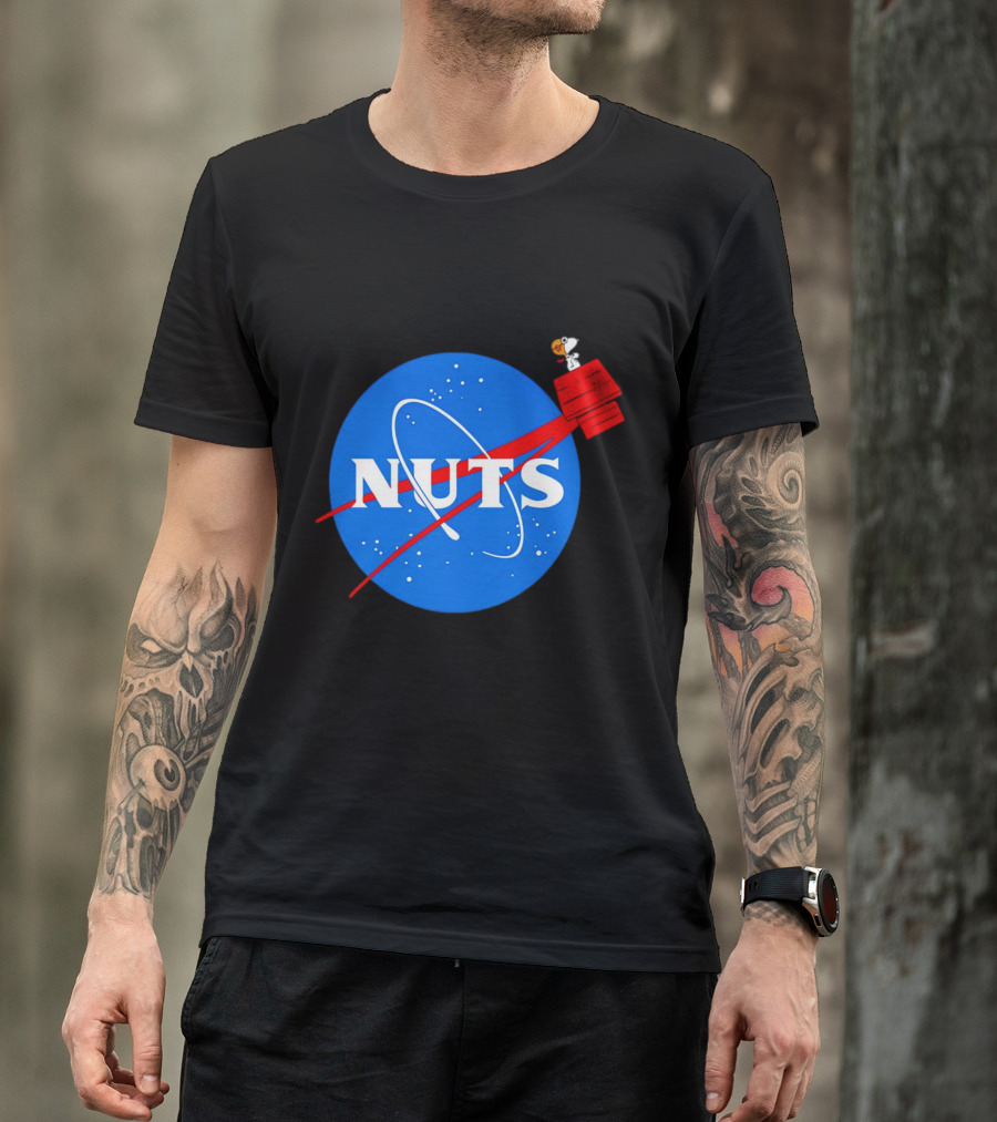 Snoopy Space Nuts NASA Parody Astronaut Adventure T-Shirt