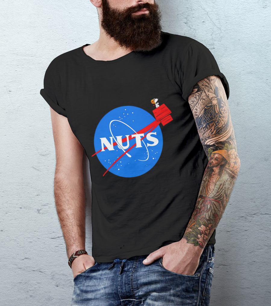 Snoopy Space Nuts NASA Parody Astronaut Adventure T-Shirt