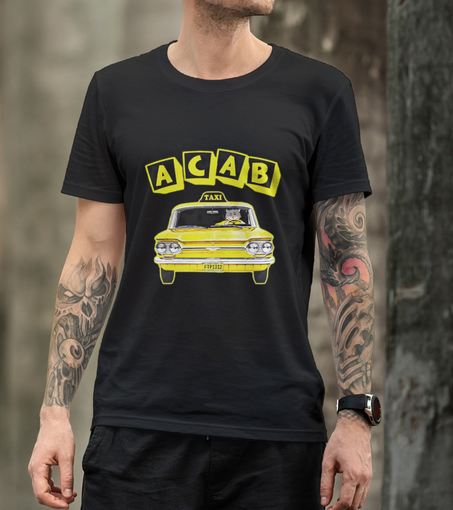 ACAB Taxi Cat FTP1312 T-Shirt