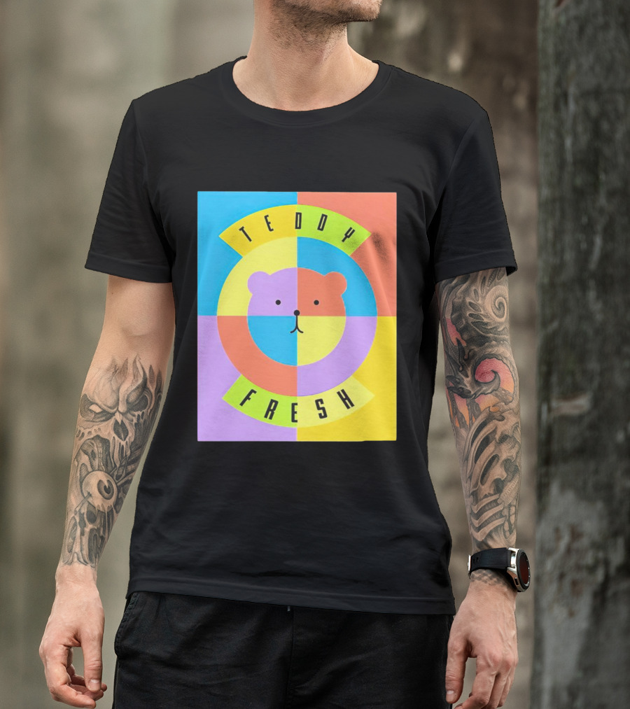 Teddy Fresh Colorful Circle Bear T-Shirt