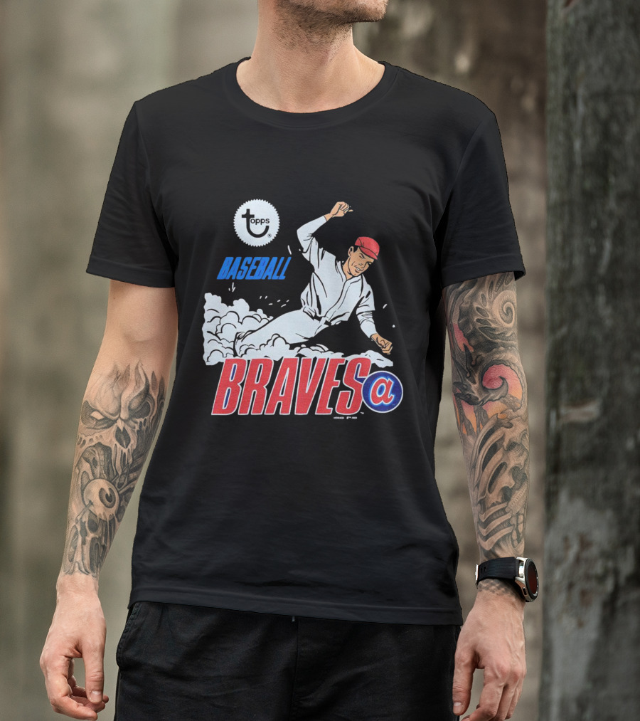 Topps Baseball Braves MLB Atlanta Braves T-Shirt