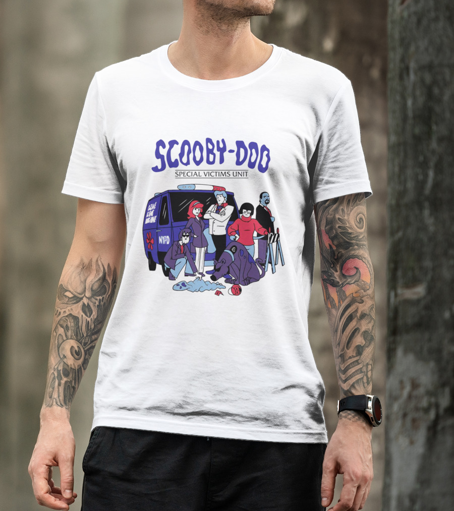 Scooby-Doo Special Victims Unit NYPD Scene Investigation T-Shirt