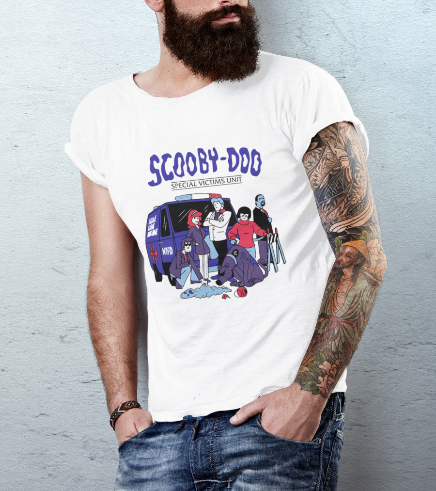 Scooby-Doo Special Victims Unit NYPD Scene Investigation T-Shirt