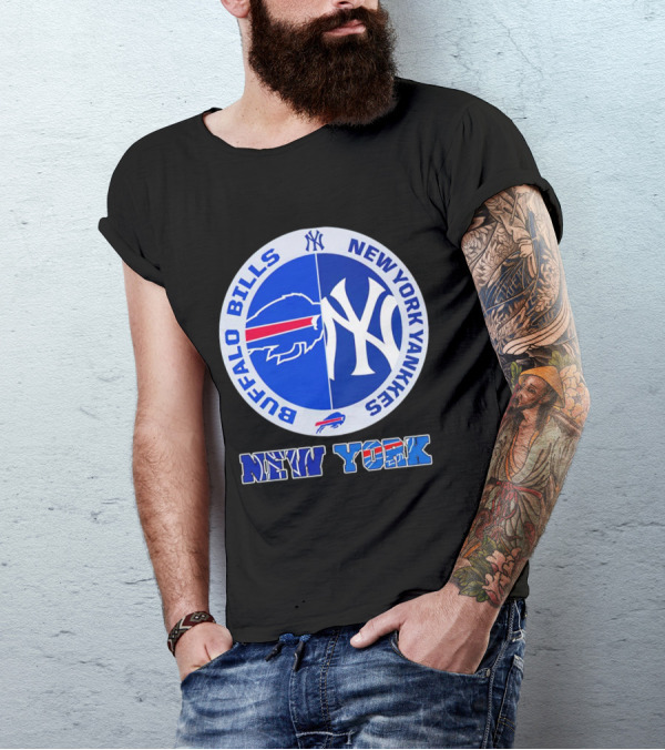 New York Buffalo Bills New York Yankees NYY NY Buffalo T-Shirt