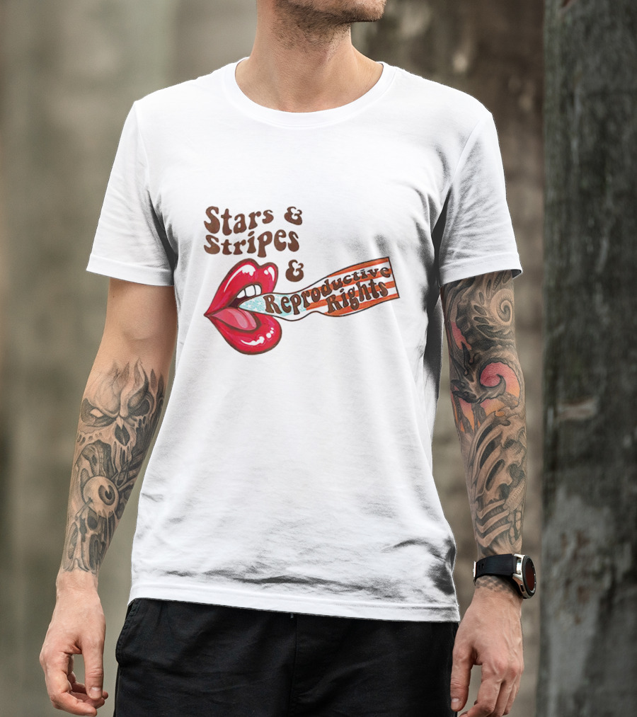 Stars Stripes And Reproductive Rights American Voices T-Shirt